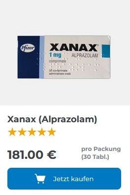 Xanax 2 mg – Wirkstoff: Alprazolam